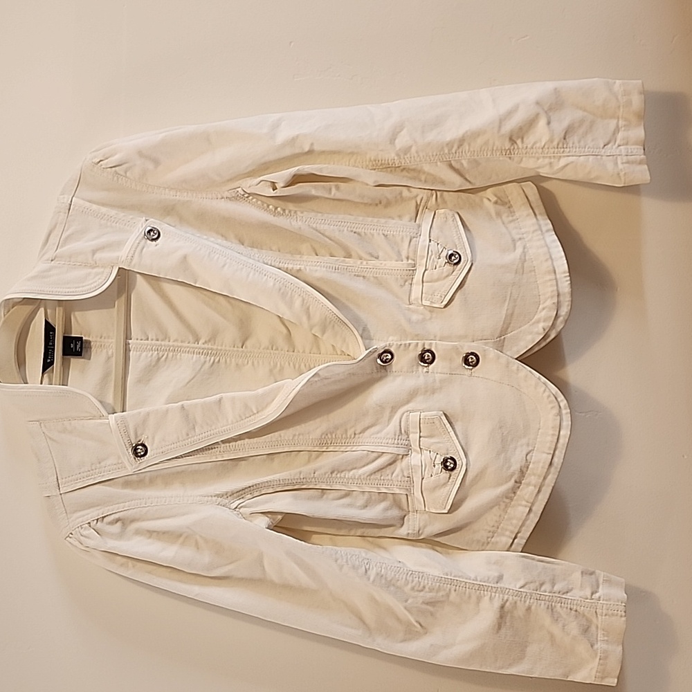 Corduroy Blazer White House/Black Market Sz 12 White